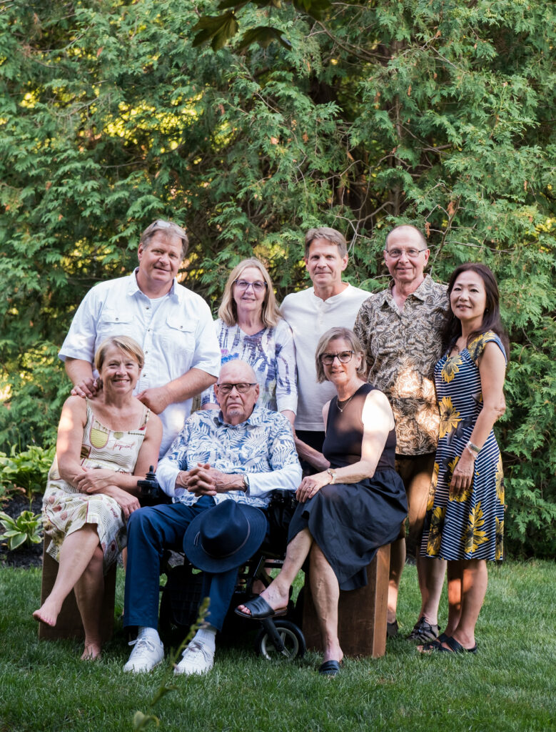 95th Extended Family Photos with immediate family