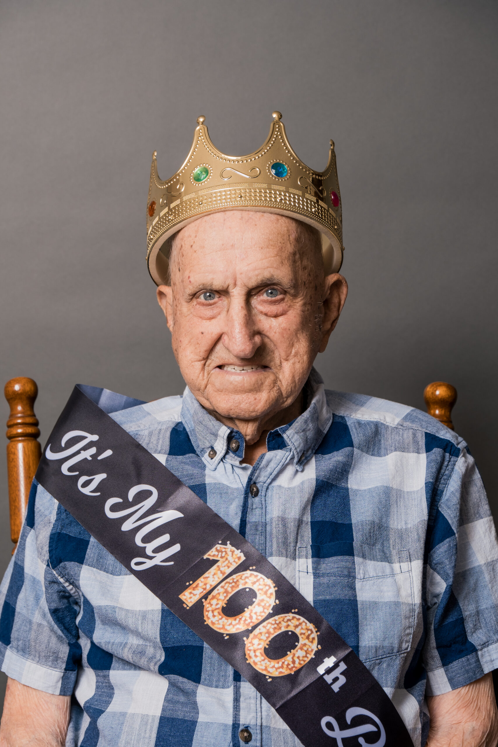 Four generations gathered to celebrate a 100th birthday milestone